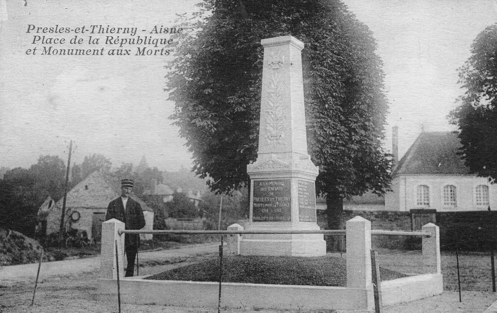 carte postale presles et thierny 3621