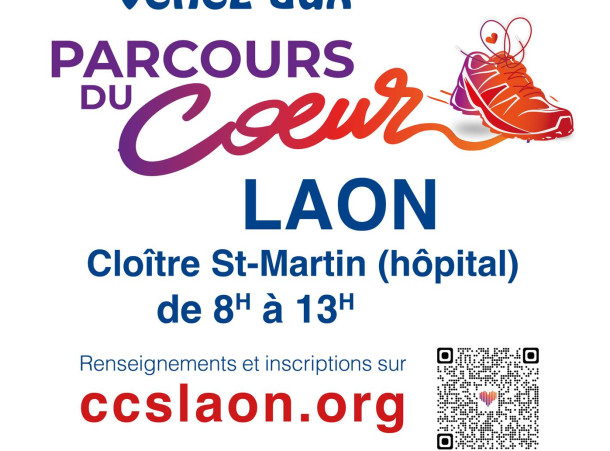 ❤️ Les Parcours du Cœur reviennent à Laon