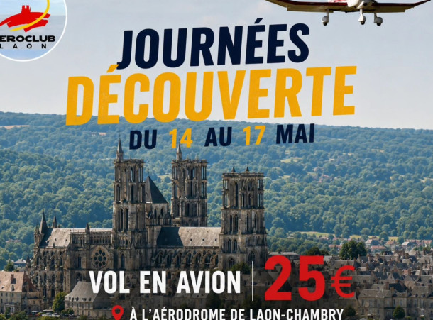 ✈️ Prenez de la hauteur avec les portes ouvertes de l’Aéro-club de Laon !