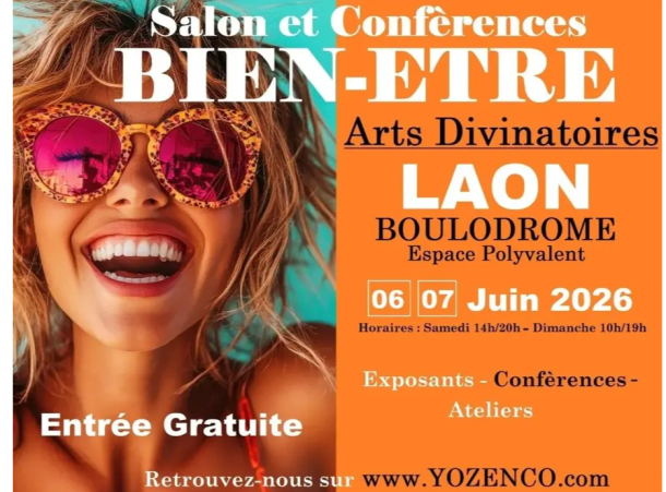 ✨🧘 Le salon bien-être “Yozenco” arrive à Laon ! 🔮🌿