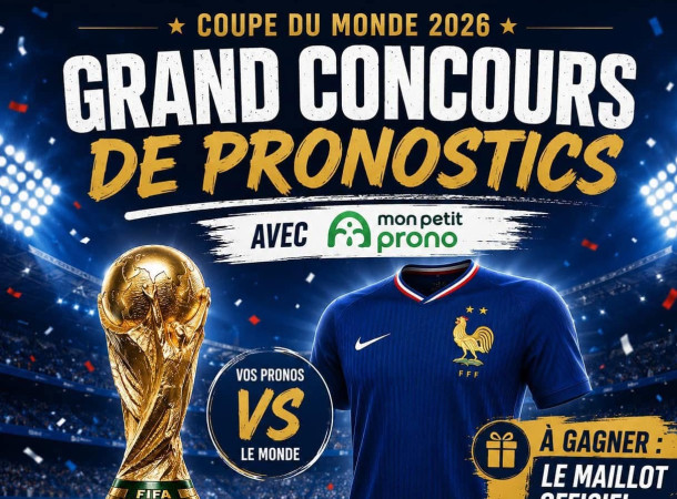 ⚽ Coupe du Monde 2026 : Rejoignez notre concours de pronostics !